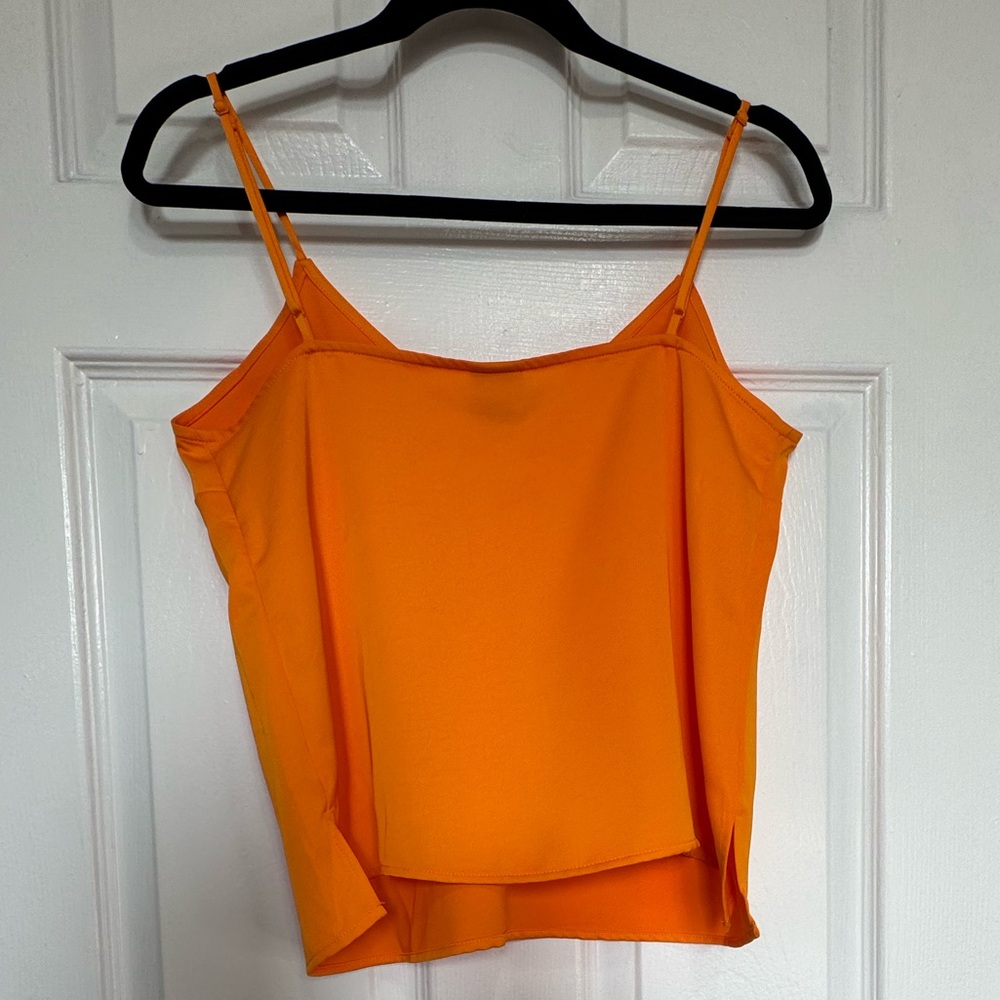 Orange Spaghetti Strap Top